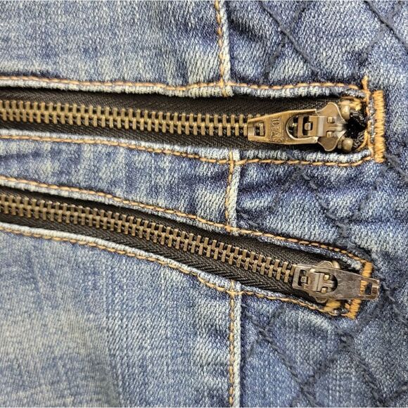 American Eagle Womens Low Rise Skinny Jeans Jegging Ankle  Zippers  18 S NWT - Picture 6 of 8